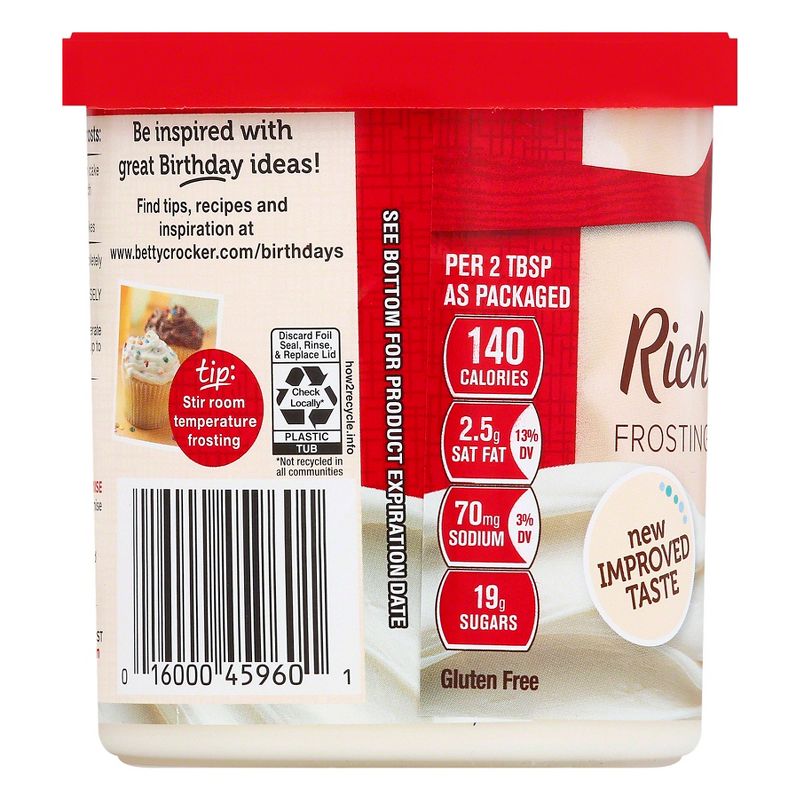 Betty Crocker Rich and Creamy Cream Cheese Frosting - 16oz