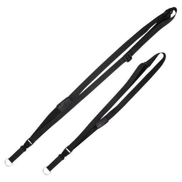 Deluxe Lanyards, Ring Style, 26"-48" Long, Black, 12/Pack AVT91138