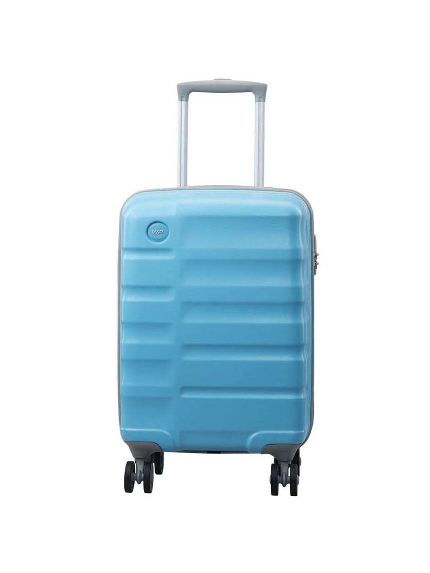 VIP Ceptor-pro Oscar Blue Textured Hard Cabin Trolley Bag - 36.5 cm
