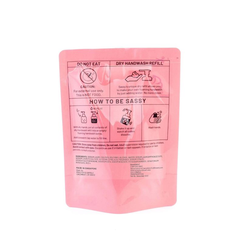 Sassy Foaming Hand Soap Refill - Pomegranate Melon - 1.5oz