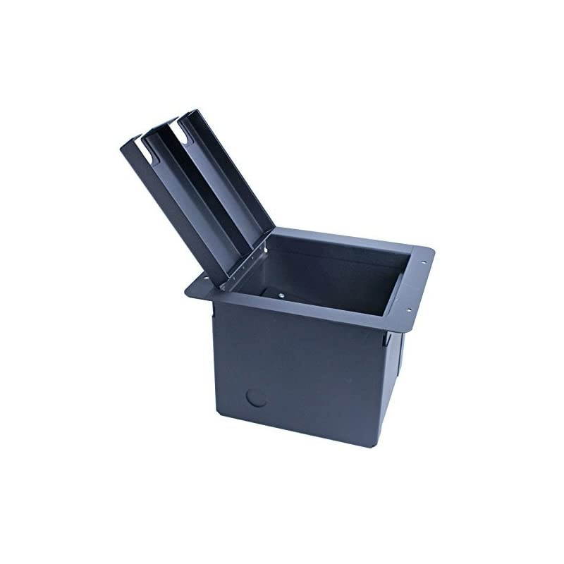 Pro Audio Recessed Stage in Floor Pocket Box Black