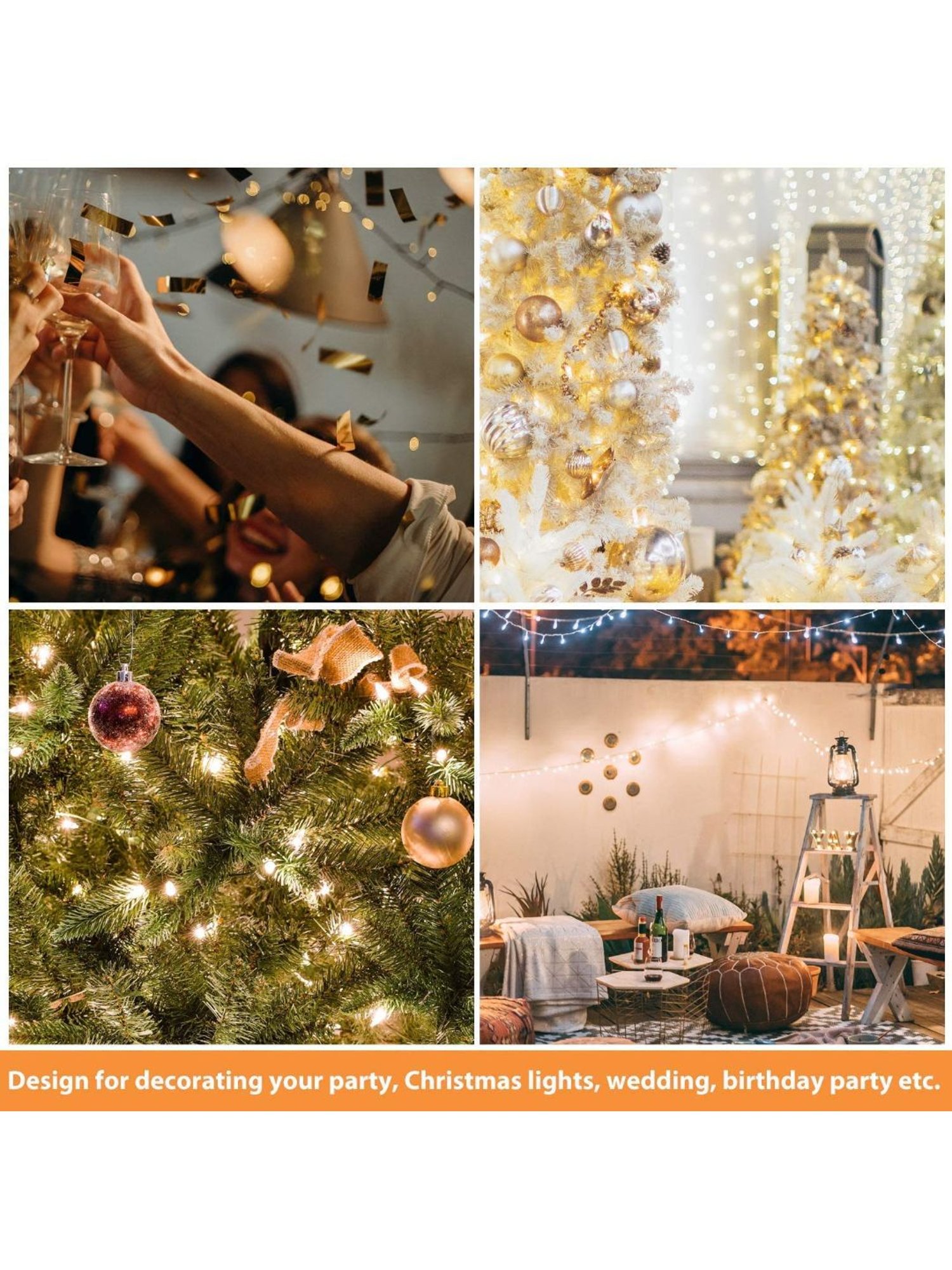 Xergy Solar Fairy Outdoor String Lights, 79Ft 240 LED 24meter 1.5W Solar Garden Light - Pack of 1