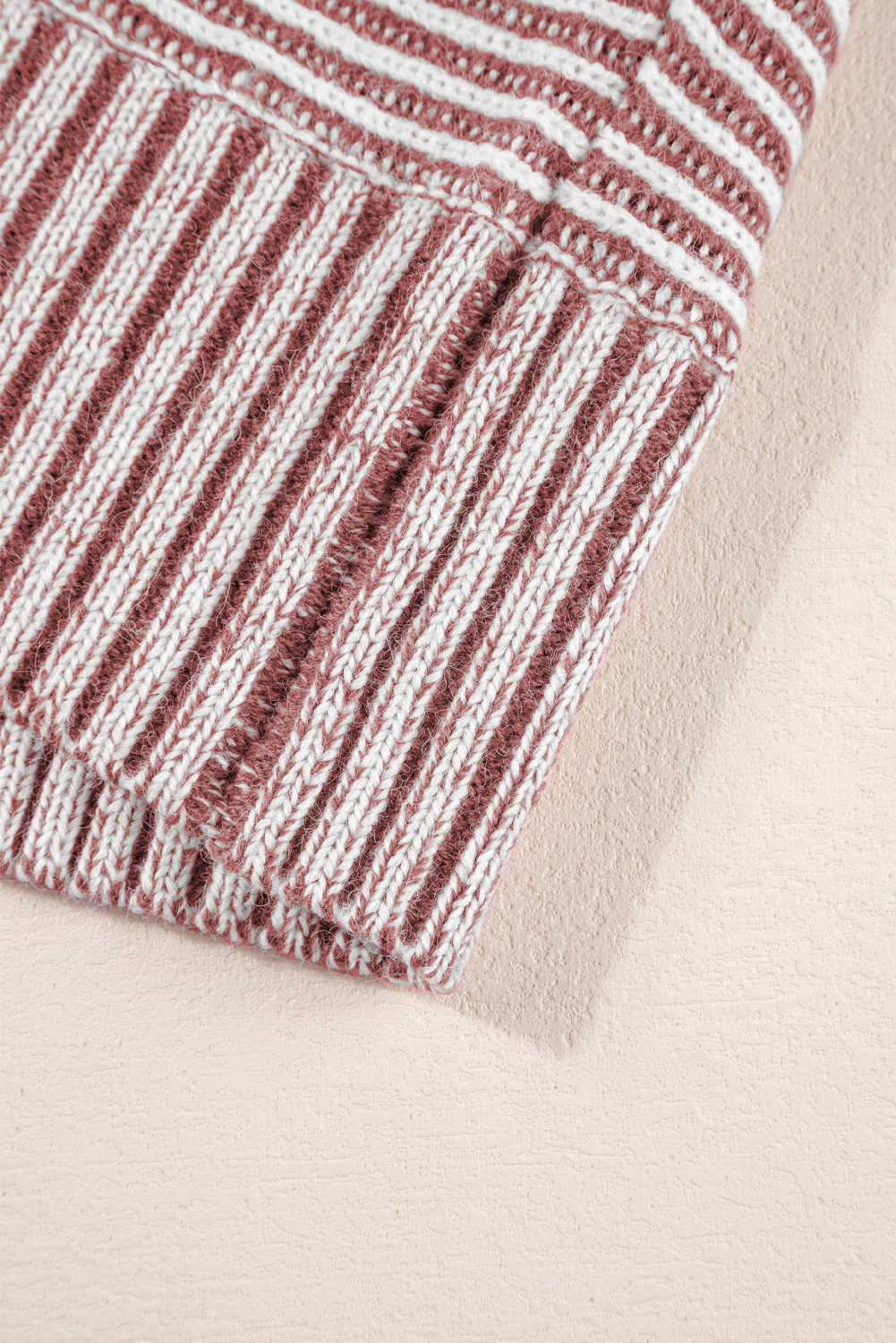 Pink Merry & Bright Pop Up Letter Waffle Knit Sweater