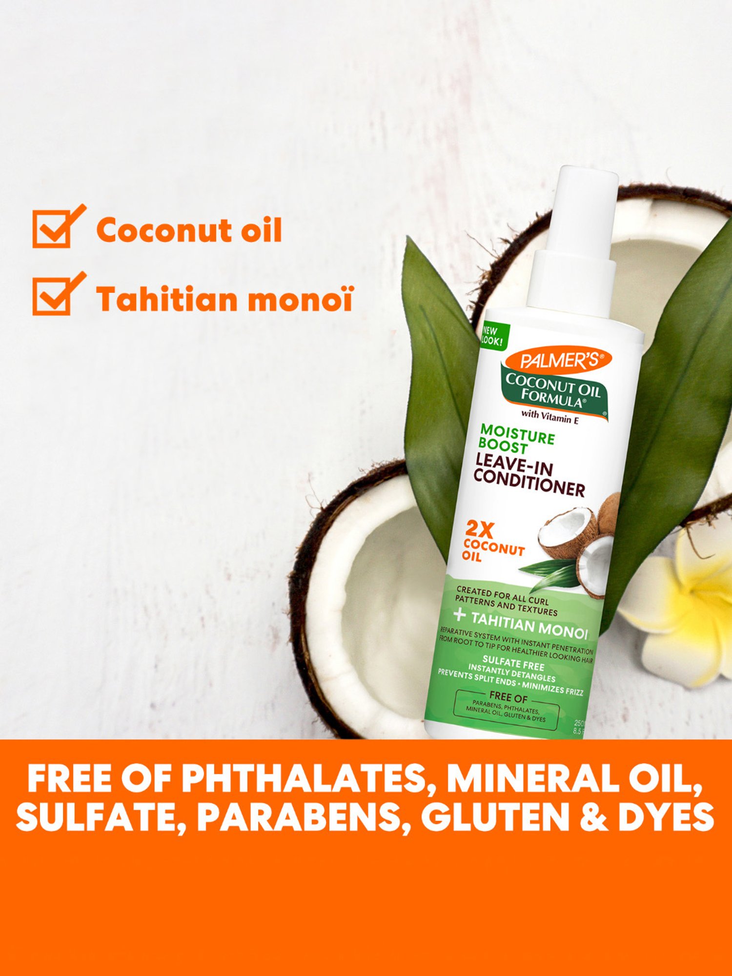 Palmer's Coconut Oil Formula with Vitamin E Moisture Boost Leave-in Conditioner - 250 ml