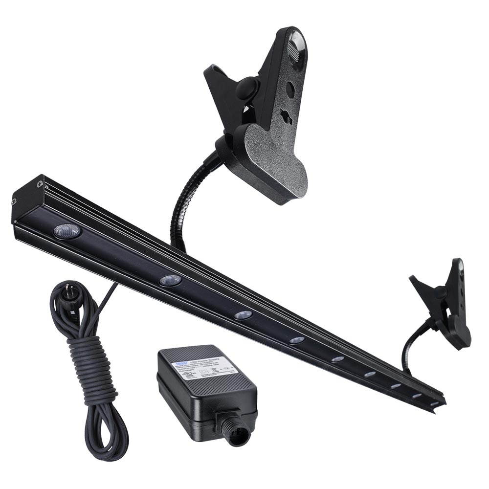 Aluminum 33x79" Retractable Roll Up Banner Stand LED Light Kit with Bag Trade Show Signage Display