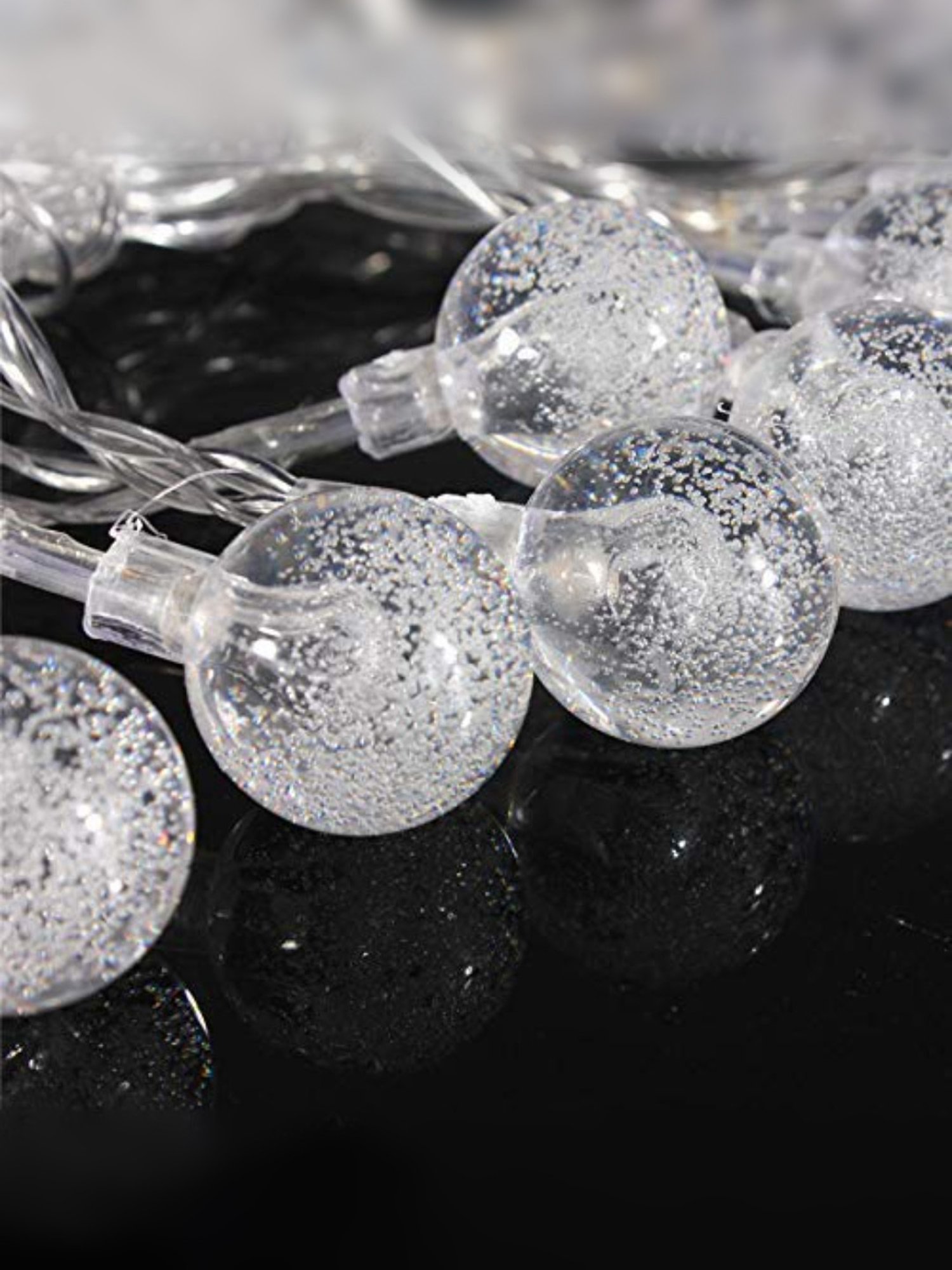 Xergy Crystal Ball LED String Fairy Lights Outdoor & Indoor for Home Decoration (Warm White)
