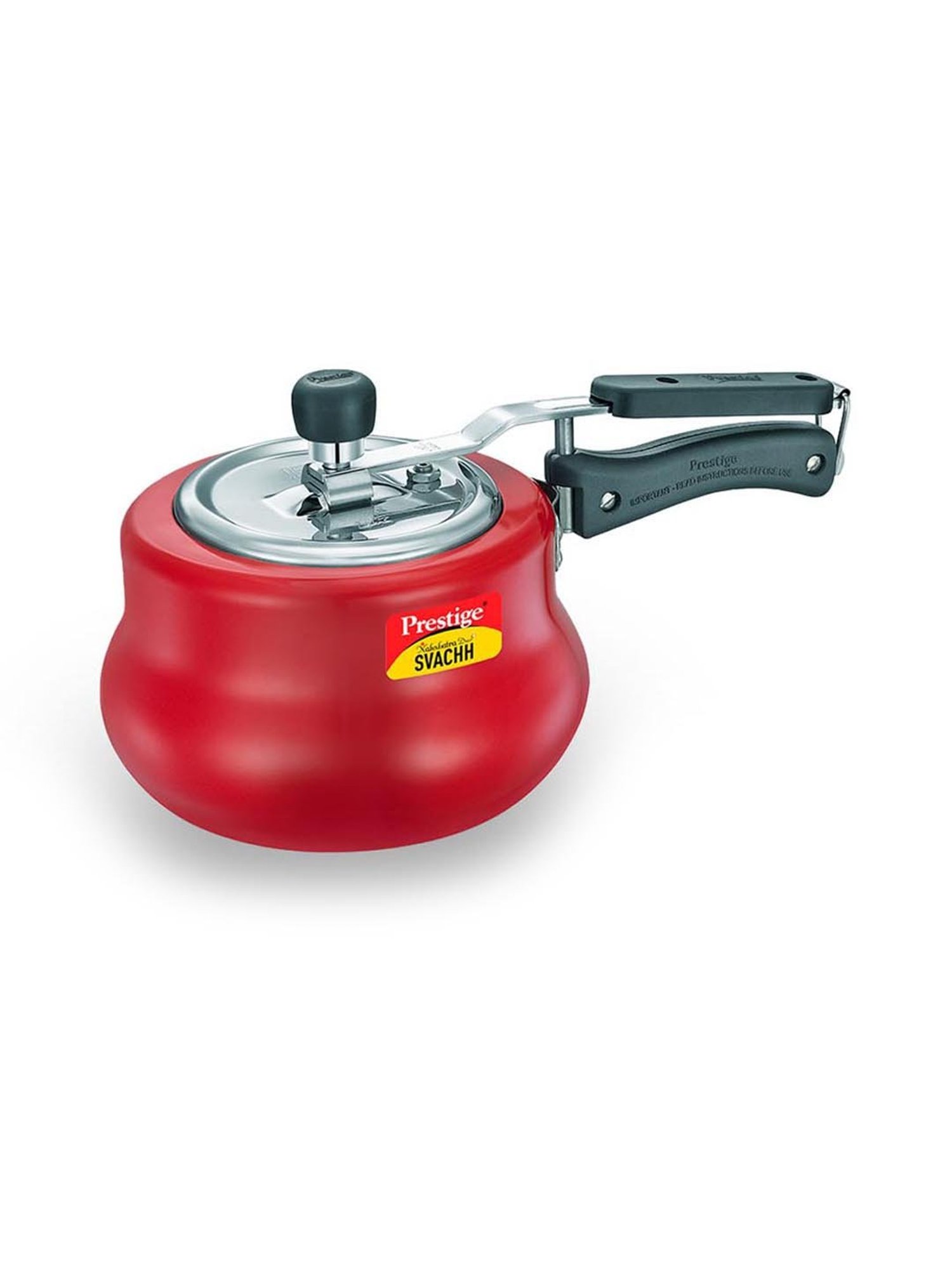 Prestige Nakshatra Duo Plus Svachh Red Pressure Cooker (2 L) - Set of 1