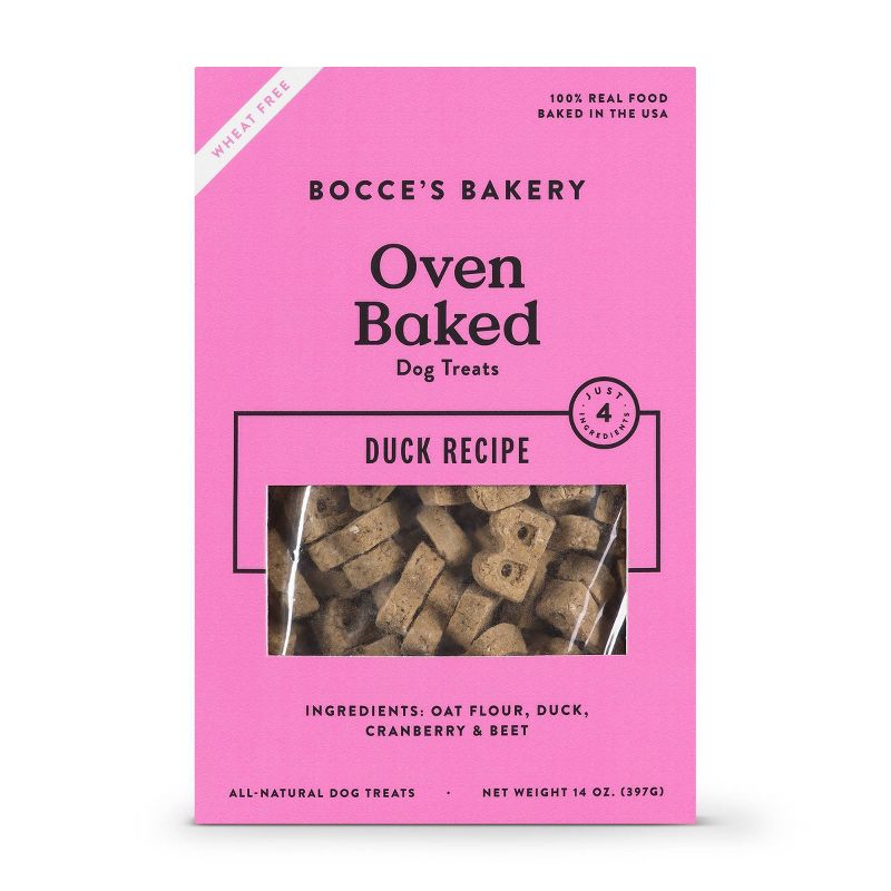 Bocce's Bakery Duck Basic Wheat Free Dog Treats - 14oz