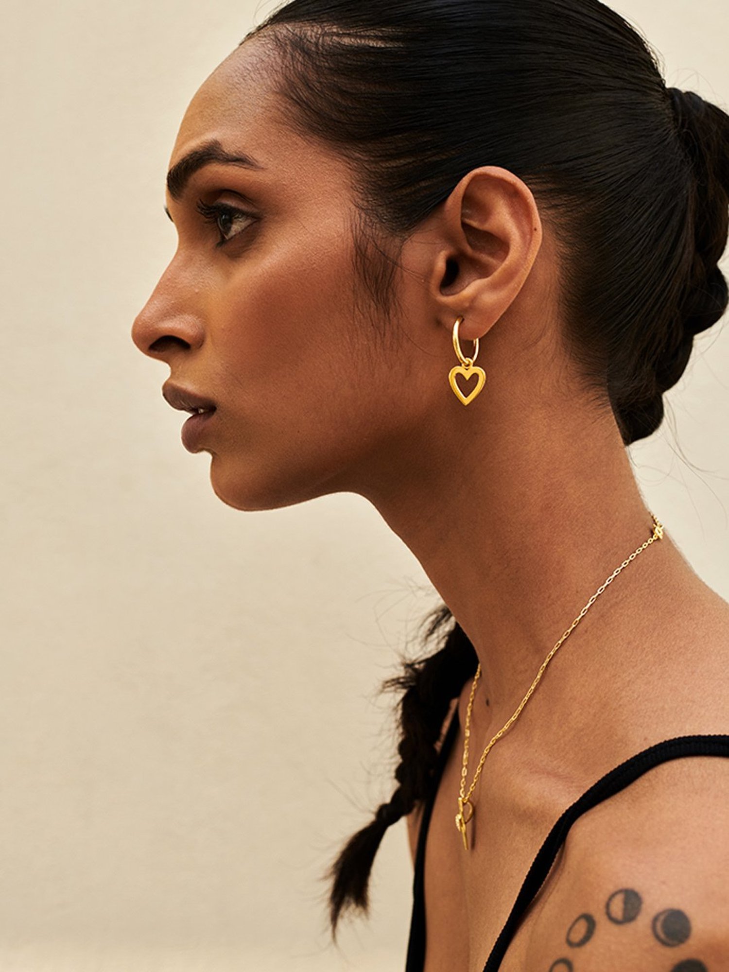 Perfectly Average Heart Drop Earrings