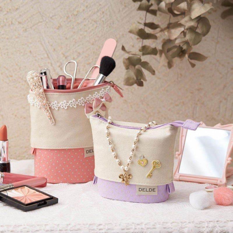 Sunstar Stationery Pen Case Delde Girly Light Pink S1409620