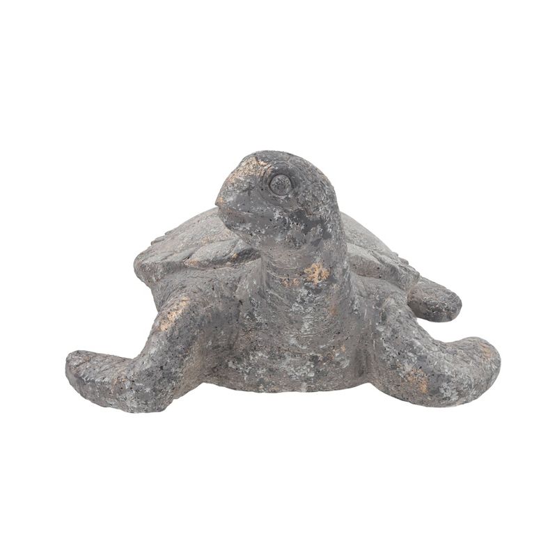 23" Resin Tortoise Decorative Figurine Gray - Sagebrook Home
