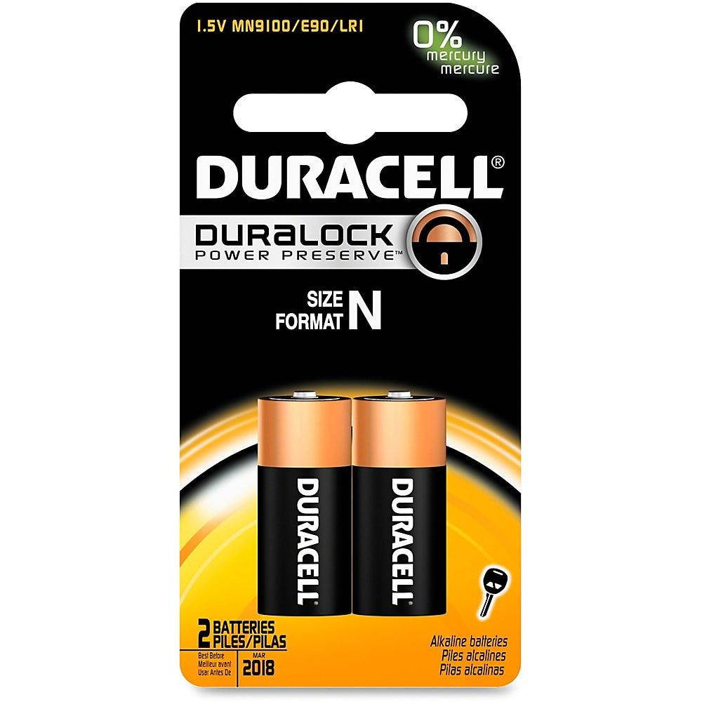 Duracell Coppertop Alkaline Medical Battery N 1.5V 2/Pk MN9100B2PK