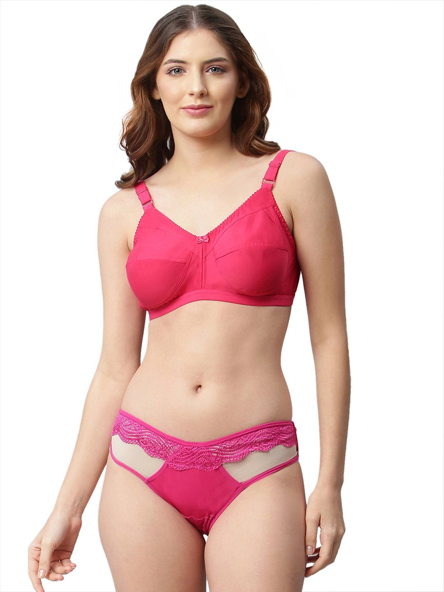 Cukoo Pink Full Coverage Non-Padded Everyday Bra