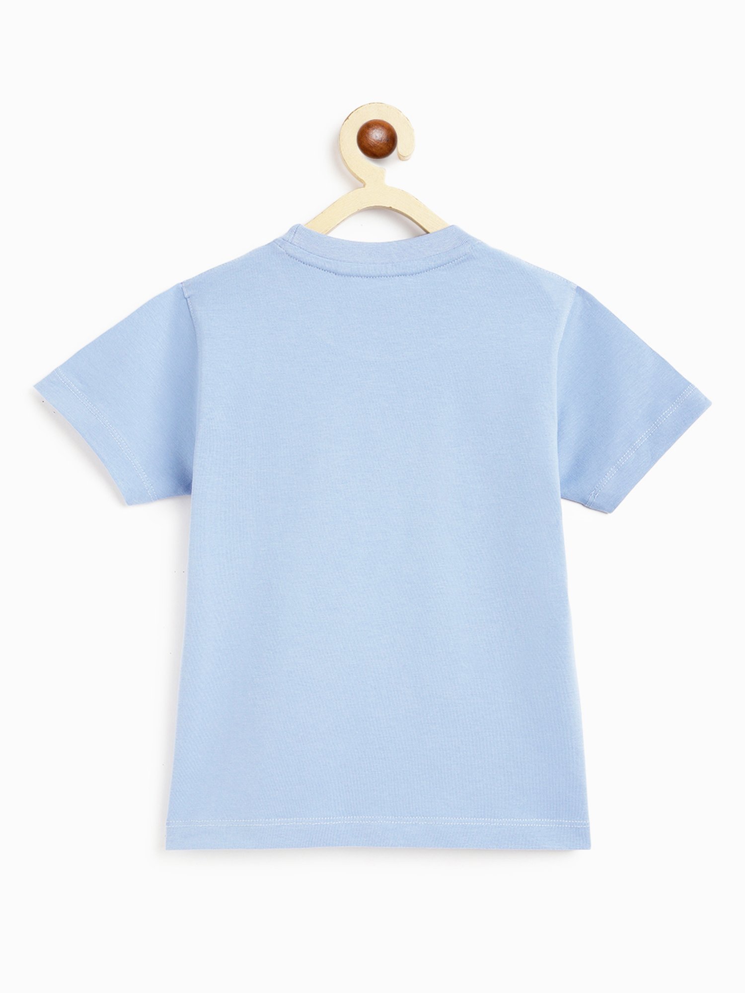 Campana Kids Blue Printed T-Shirt