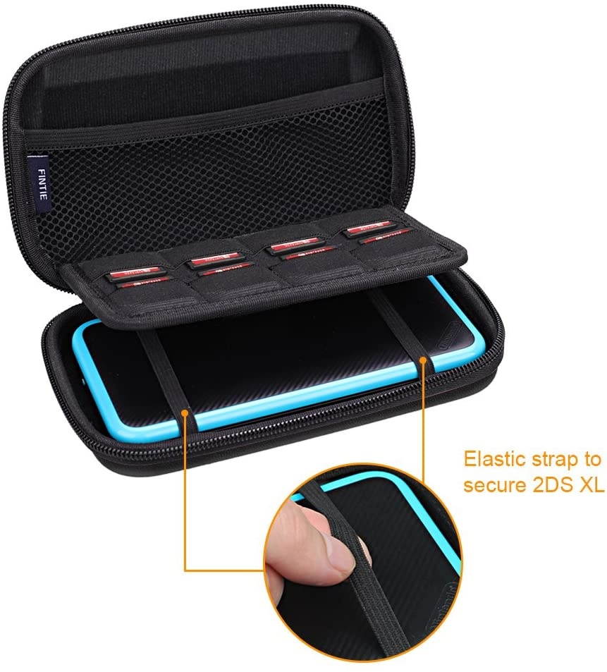 Fintie Carry Case for Nintendo 2DS XL / New 3DS XL LL, Protective Hard Shell Portable Travel Cover Pouch for New 3DS XL LL / New 2DS XL Console with Slots for Games & Inner Pocket (Dont Touch)