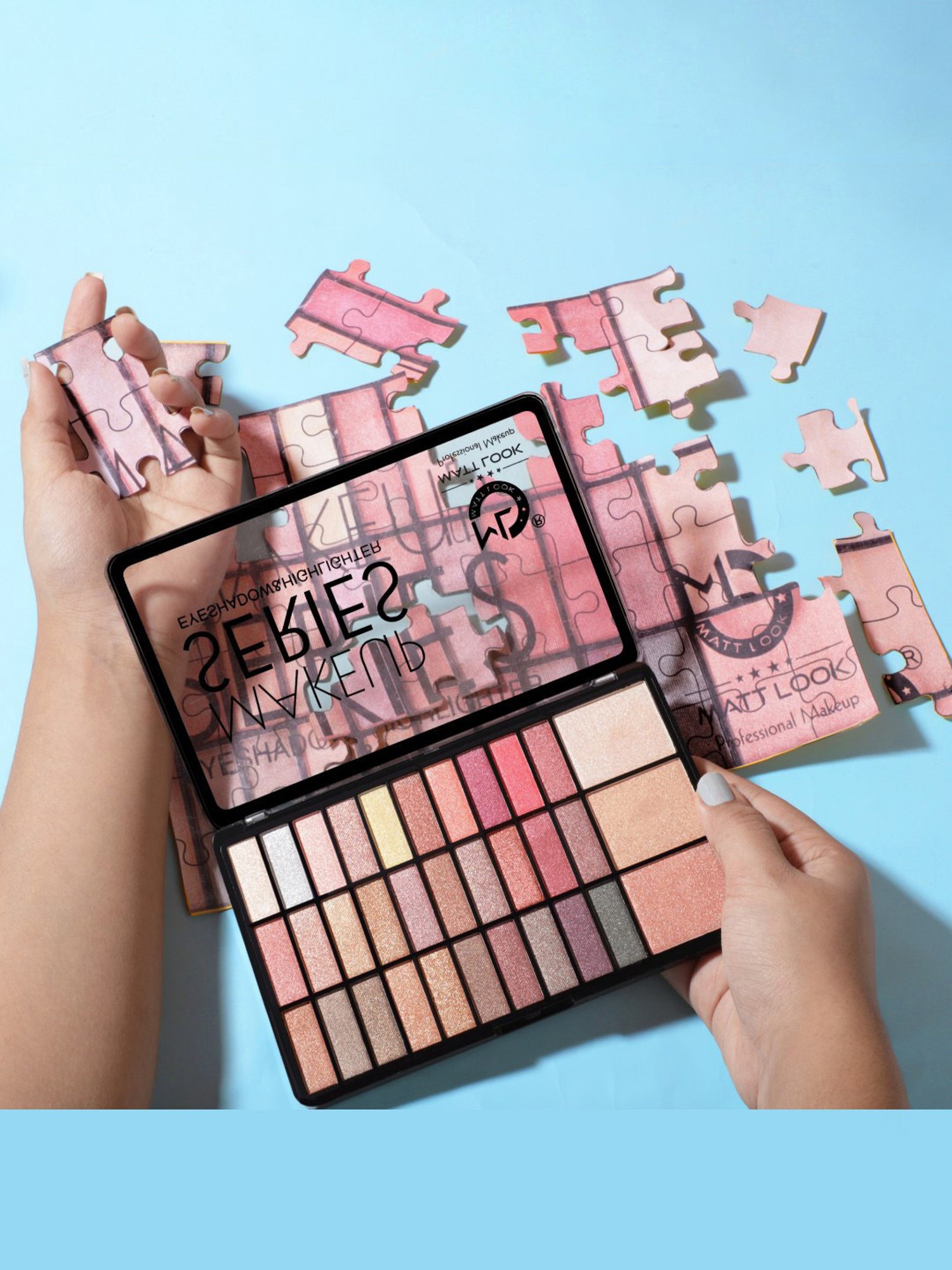 Matt Look Makeup Series Eyeshadow & Highlighter 03 - 49 gm