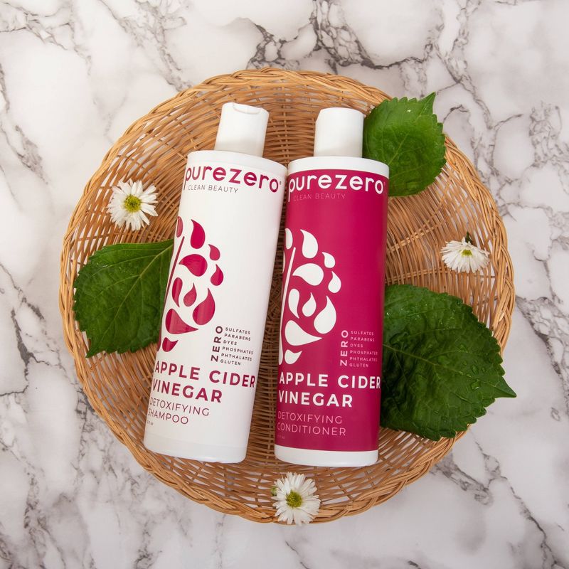 Purezero Apple Cider Vinegar Shampoo - 12 fl oz