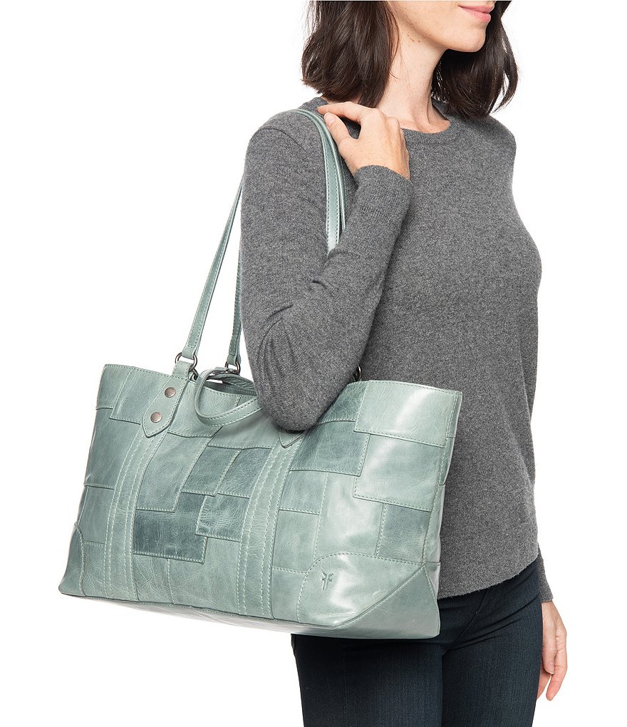 Frye Melissa Patchwork Leather Multi-Handle Tote Bag