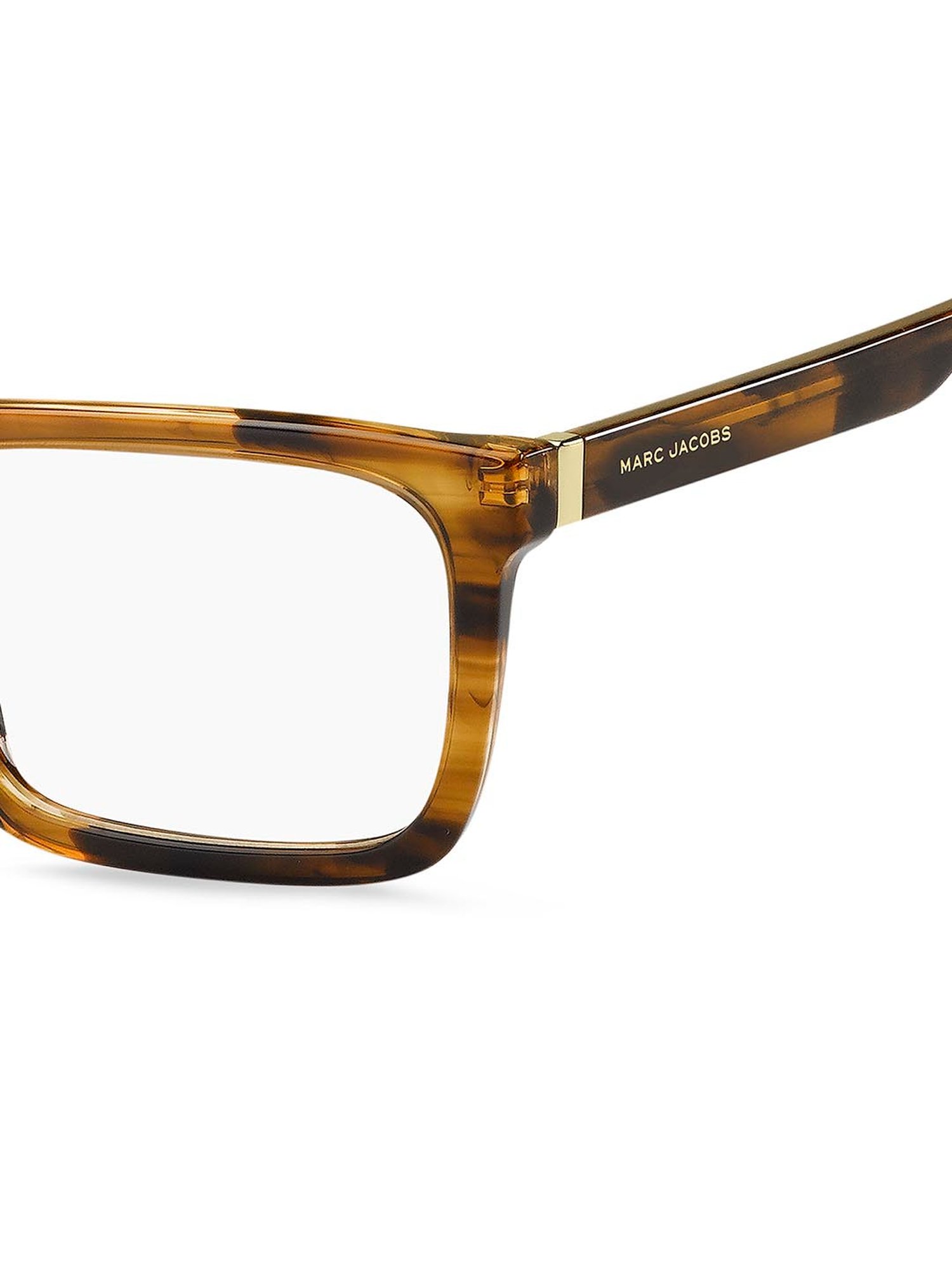 Marc Jacobs Brown Rectangular Eye Frames for Men