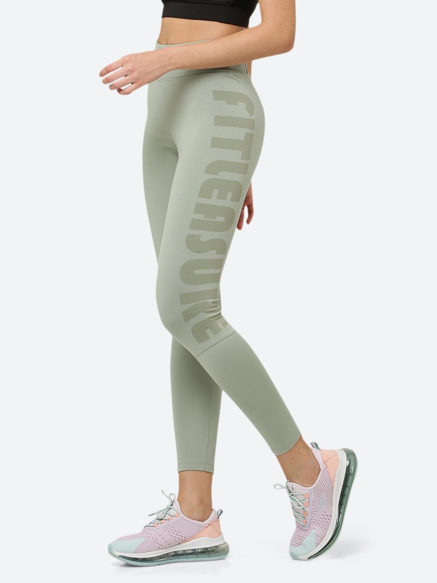 Fitleasure Green High Rise Tights