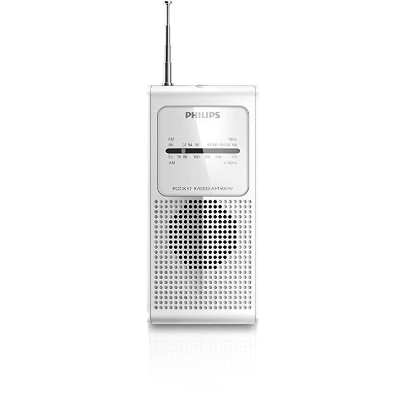 Ae1500w Portable Radio FMAm Analogue Tuning AE1500 WhiteGenuine