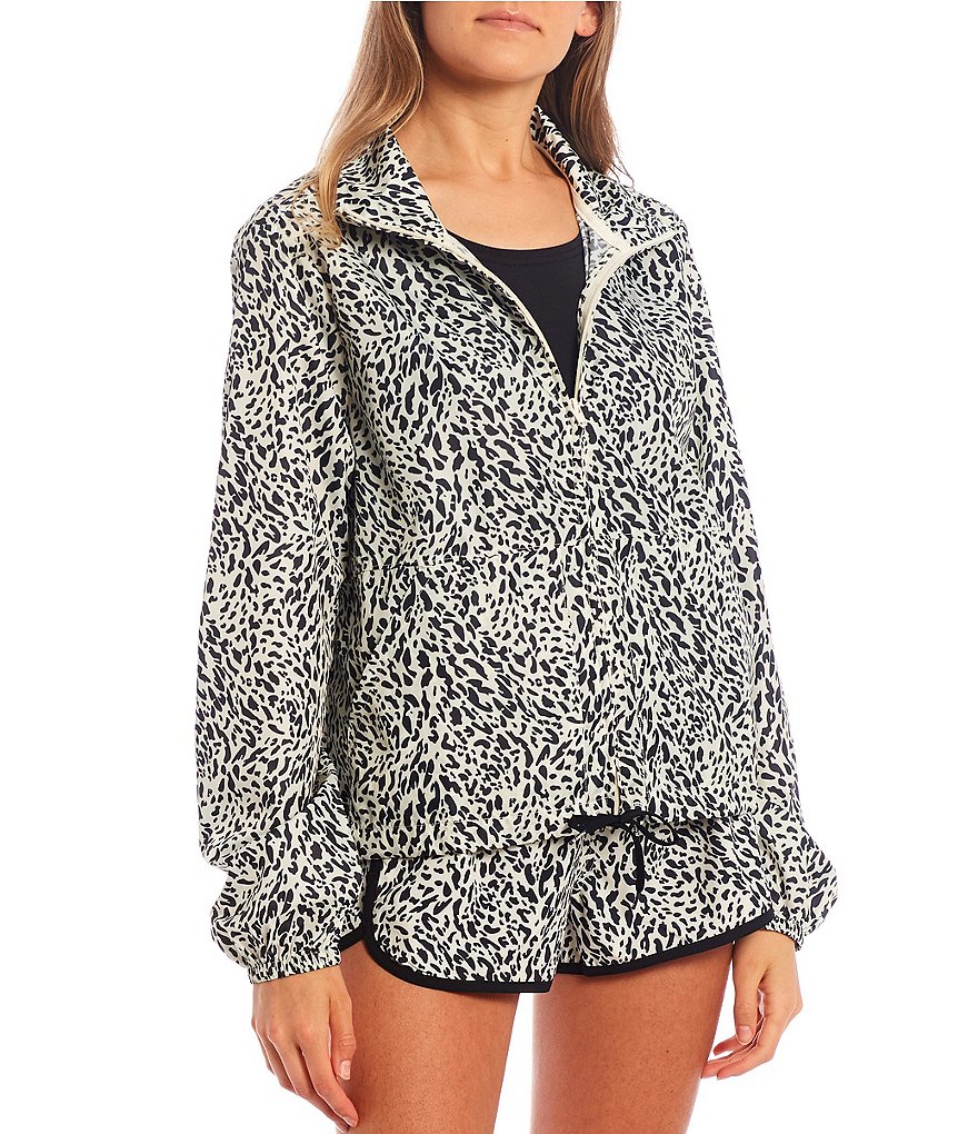 Sundown by Splendid Coordinating Joey Acid Wash Zip Front Hoodie