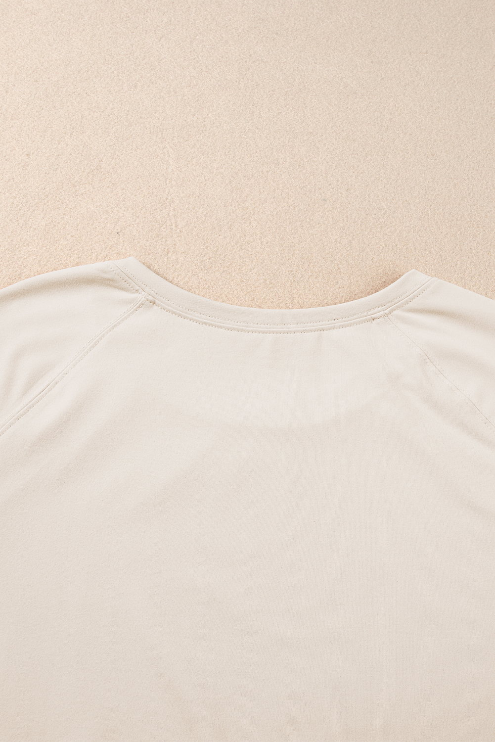 White Raw Hem Loose Tee and Wide Leg Pants Set