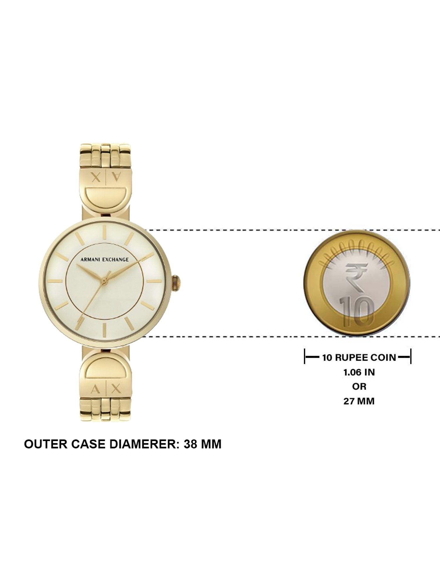 Armani Exchange AX5385 Brooke Analog Watch for Women