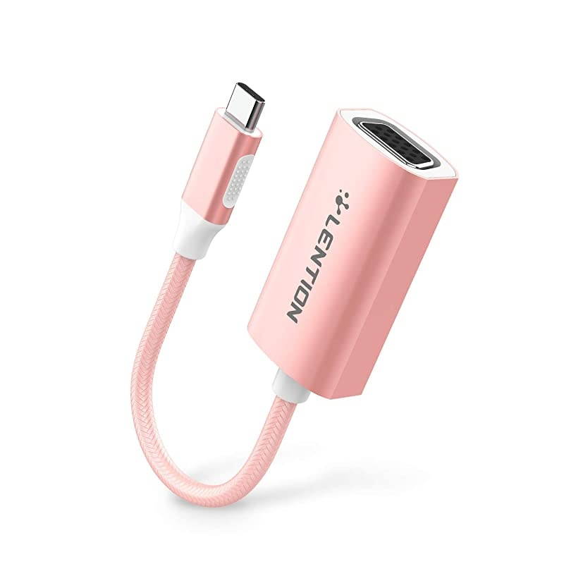 USB C to VGA Adapter Type C to VGA Cable Converter Compatible 20202016 MacBook Pro 131516 New iPad ProMac AirSurface Chromebook Samsung S20S10S9S8Note More CBCU606 Rose Gold