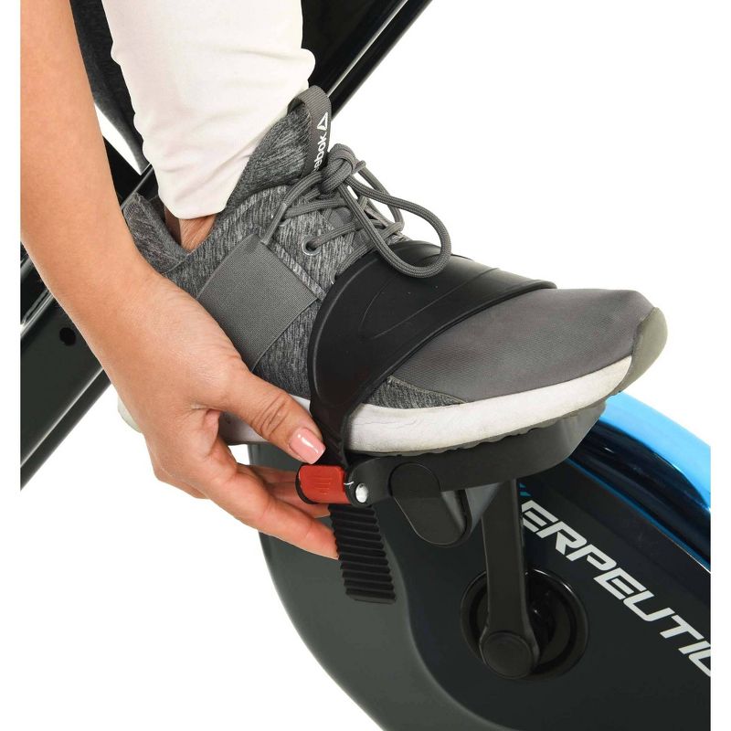 Body Flex Sports Body Rider BRF700 Stationary Full Body Cardio Exercise Upright Fan Bike with Dual Action Handlebars and Adjustable Seat