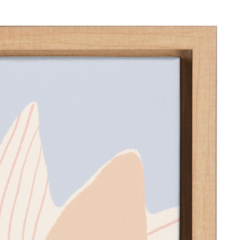 23" x 33" Sylvie Spring Magnolia Framed Canvas by Kasey Free Natural - Kate & Laurel All Things Decor