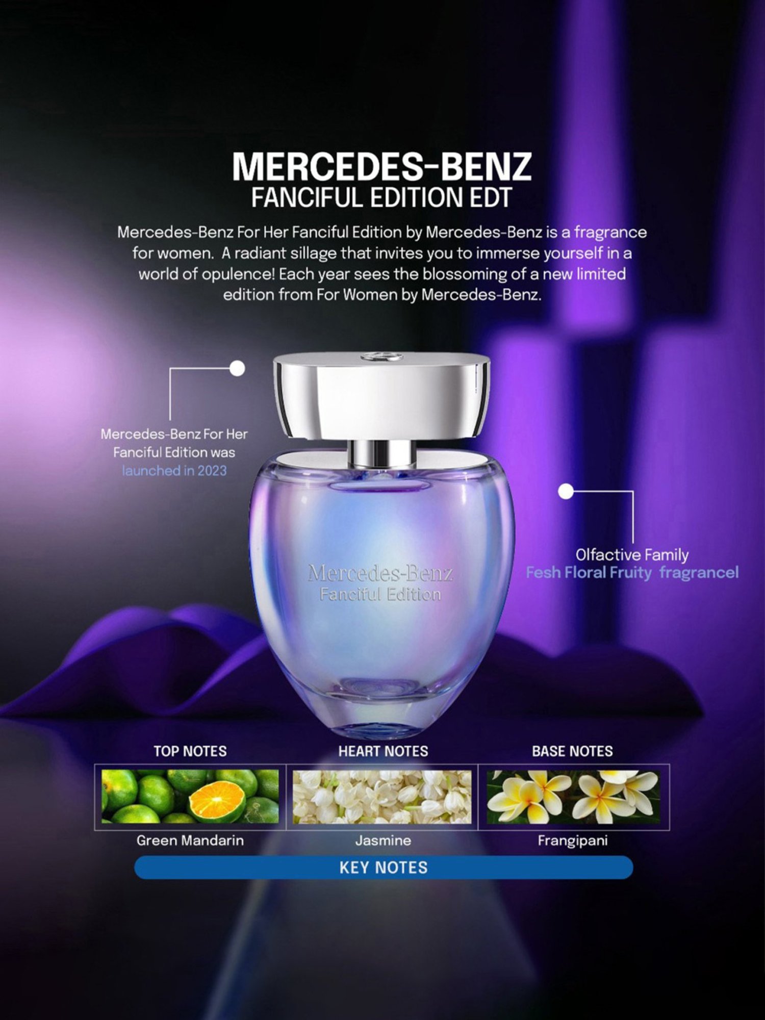 Mercedes-Benz Fanciful Edition Eau de Toilette for Women - 90 ml