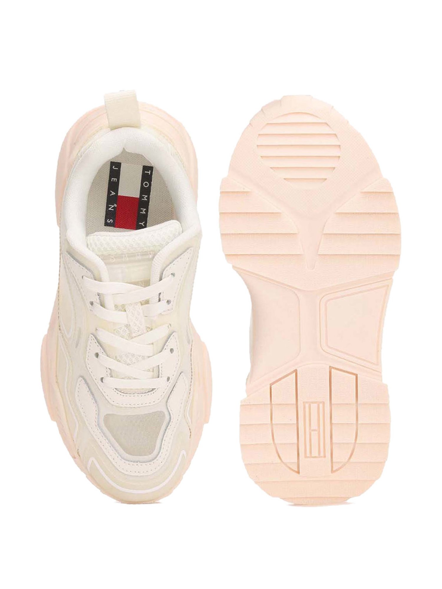 Tommy Hilfiger Women's Off White Casual Sneakers