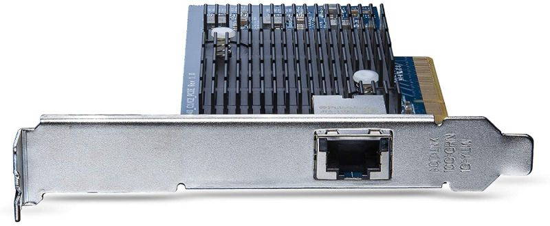 10Gb PCI-E NIC Network Card, Single Copper RJ45 Port, PCI Express Ethernet LAN Adapter Support Windows Server/Windows/Linux/ESX, Compare to Intel X540-T1