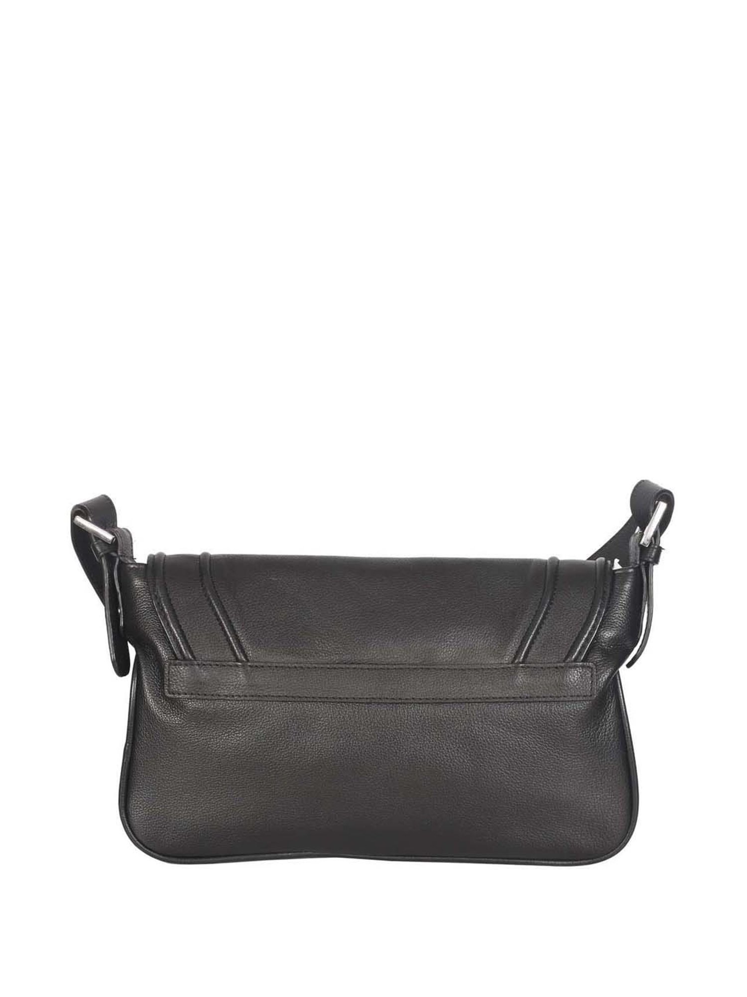 SASSORA Black Solid Medium Shoulder Bag
