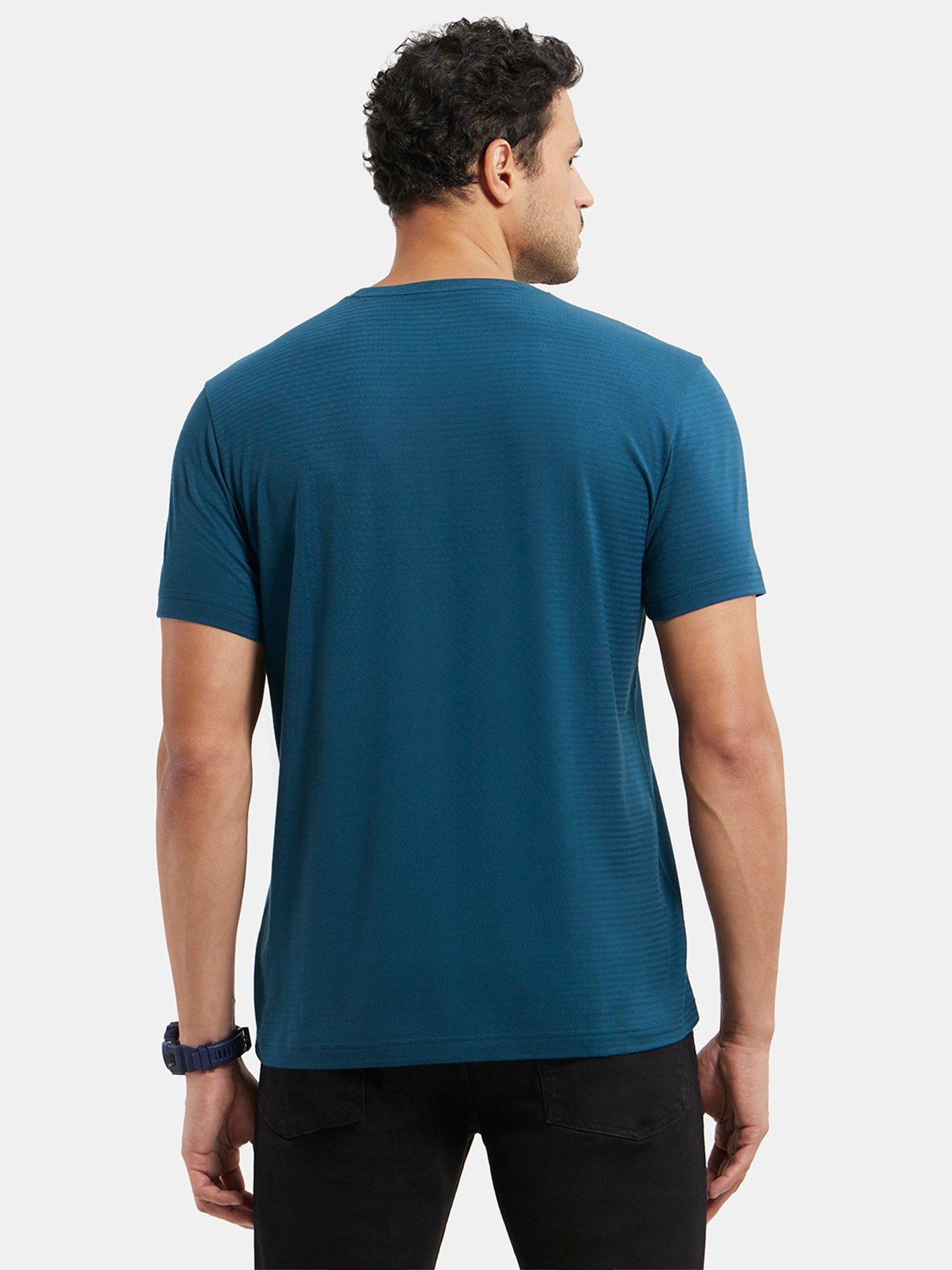 Jockey IM21 Men's Super Combed Supima Cotton Solid Round Neck Half Sleeve T-Shirt