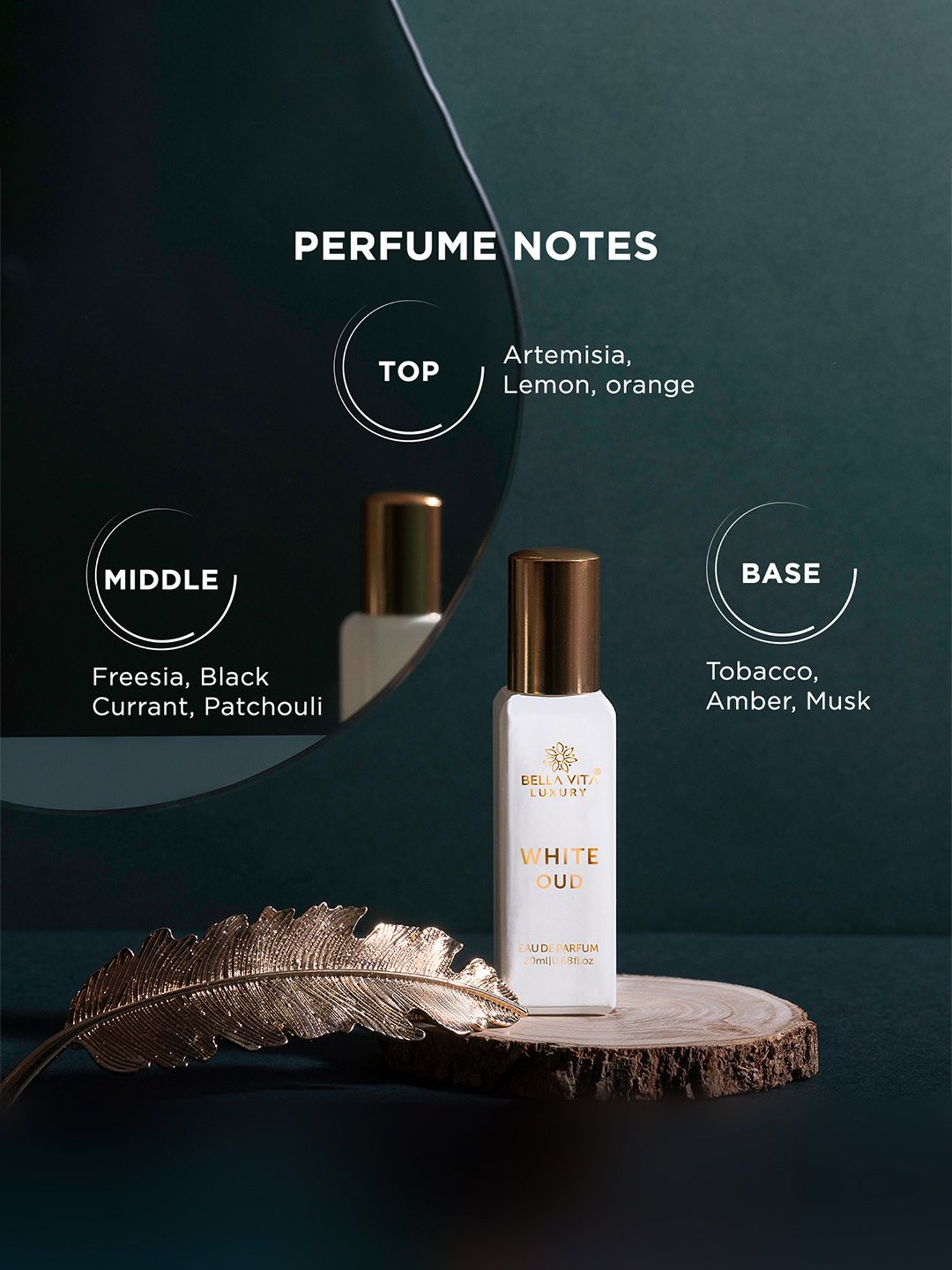 Bella Vita Luxury White Oud Eau De Parfum - 20 ml