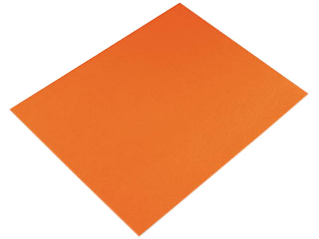 Pacon Colored Four-Ply Poster Board, 28 x 22, Orange, 25/Carton