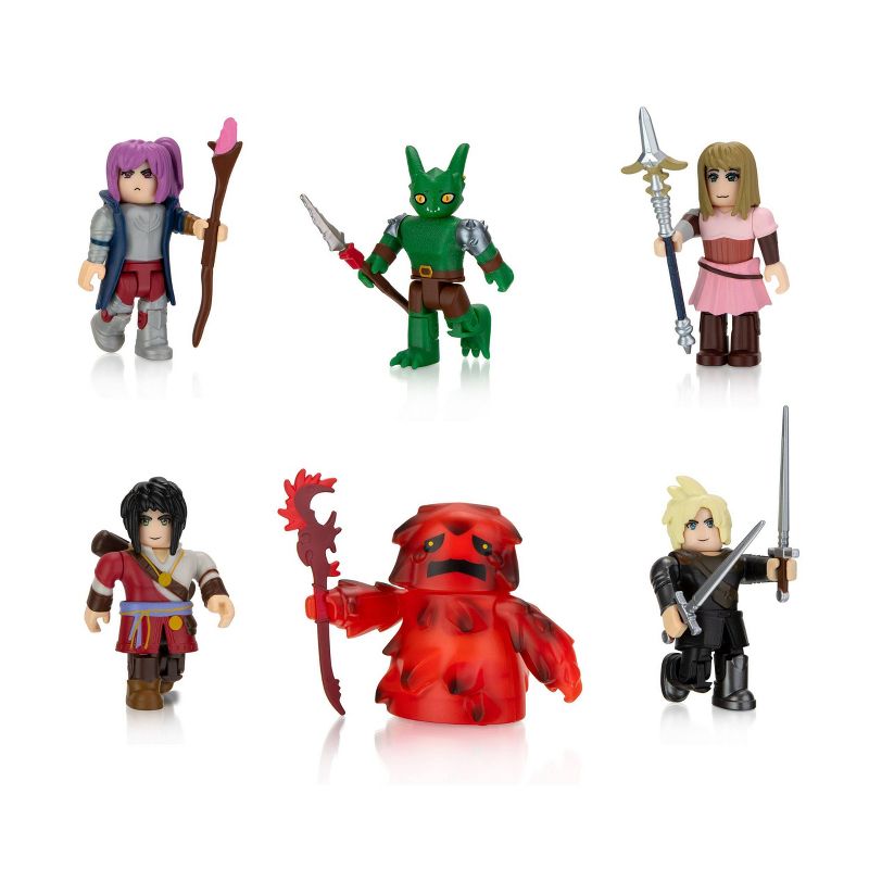 Roblox Action Collection - World Zero Six Figure Pack with 500 Robux (Includes Exclusive Virtual Item)