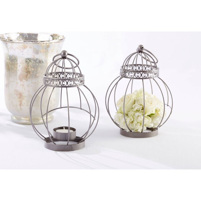 6ct Vintage Bird Cage Lantern