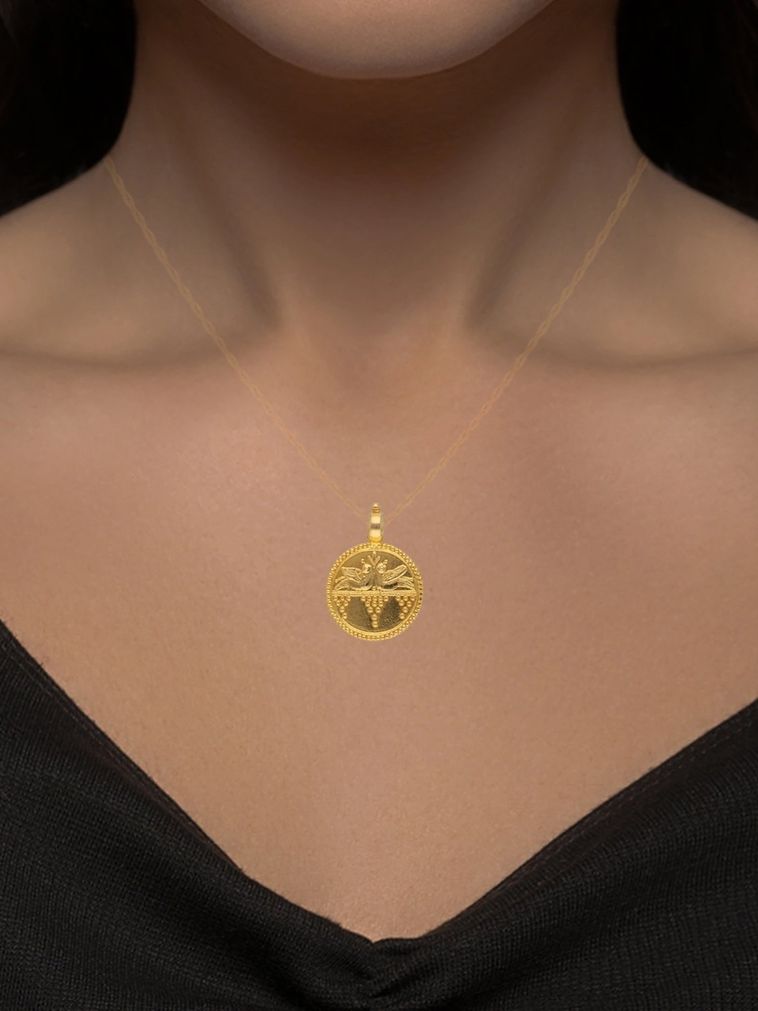 CKC Gold Round Thali: Traditional Elegance