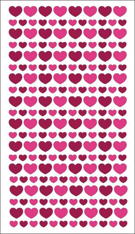 Sticko Paper & Glitter Valentine Stickers-Glitter Hearts