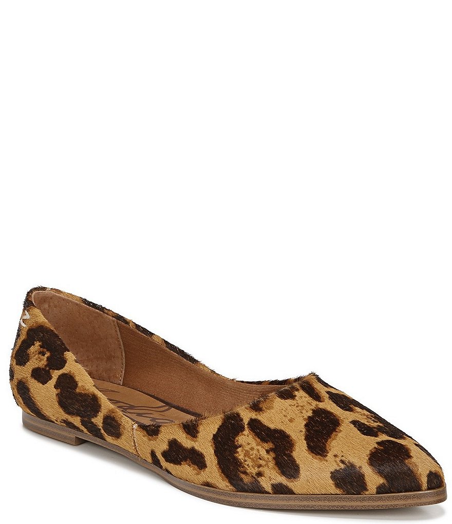 Jack Rogers Blair Pointed Toe Bow Leather Flats