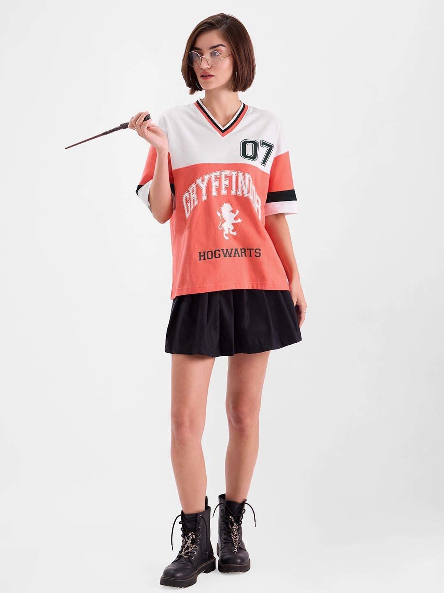 The Souled Store Multicolored Cotton Printed T-Shirt