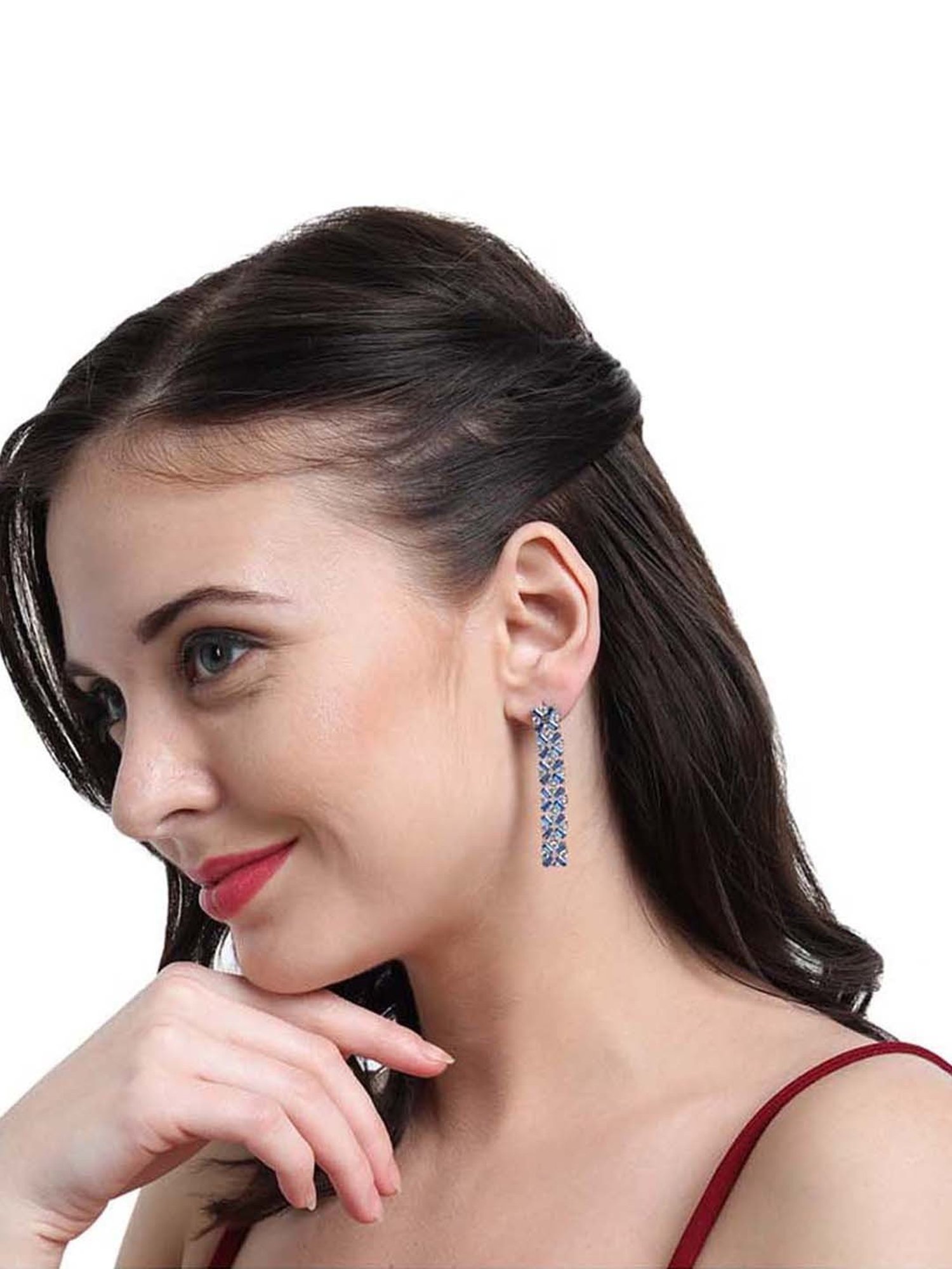 The Real Effect London 800 Silver Earrings for Women