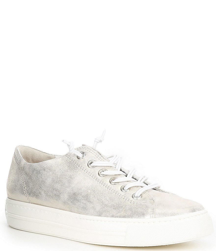 Paul Green Hadley Leather Lace-Up Sneakers