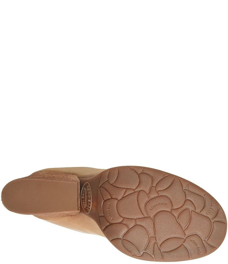 Kork-Ease Challis Leather Block Heel Mules