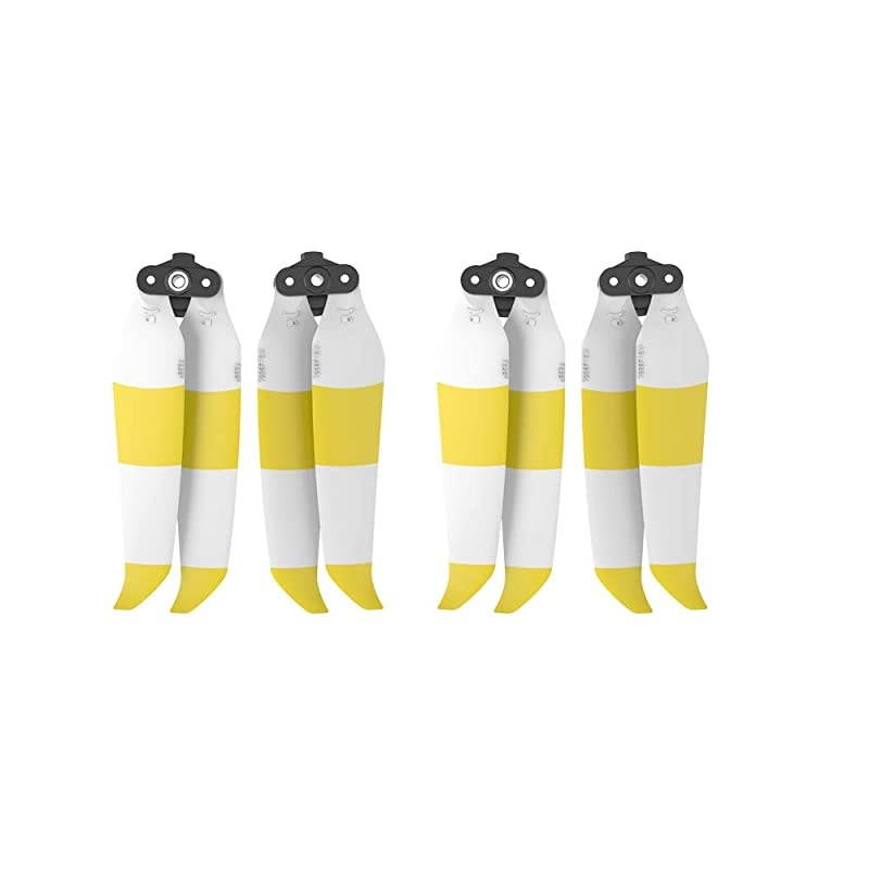 2 Pairs Mavic Air 2 7238F Propellers Low Noise Prop for DJI Mavic Air 2 Accessories Yellow White