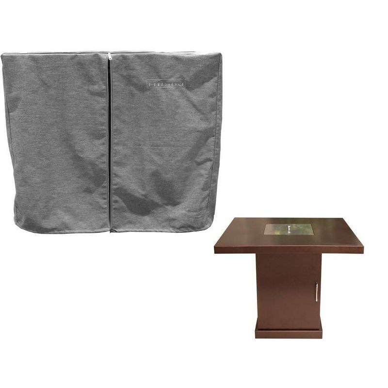 32" Fire Pit Commercial Cover - Gray - AZ Patio Heaters