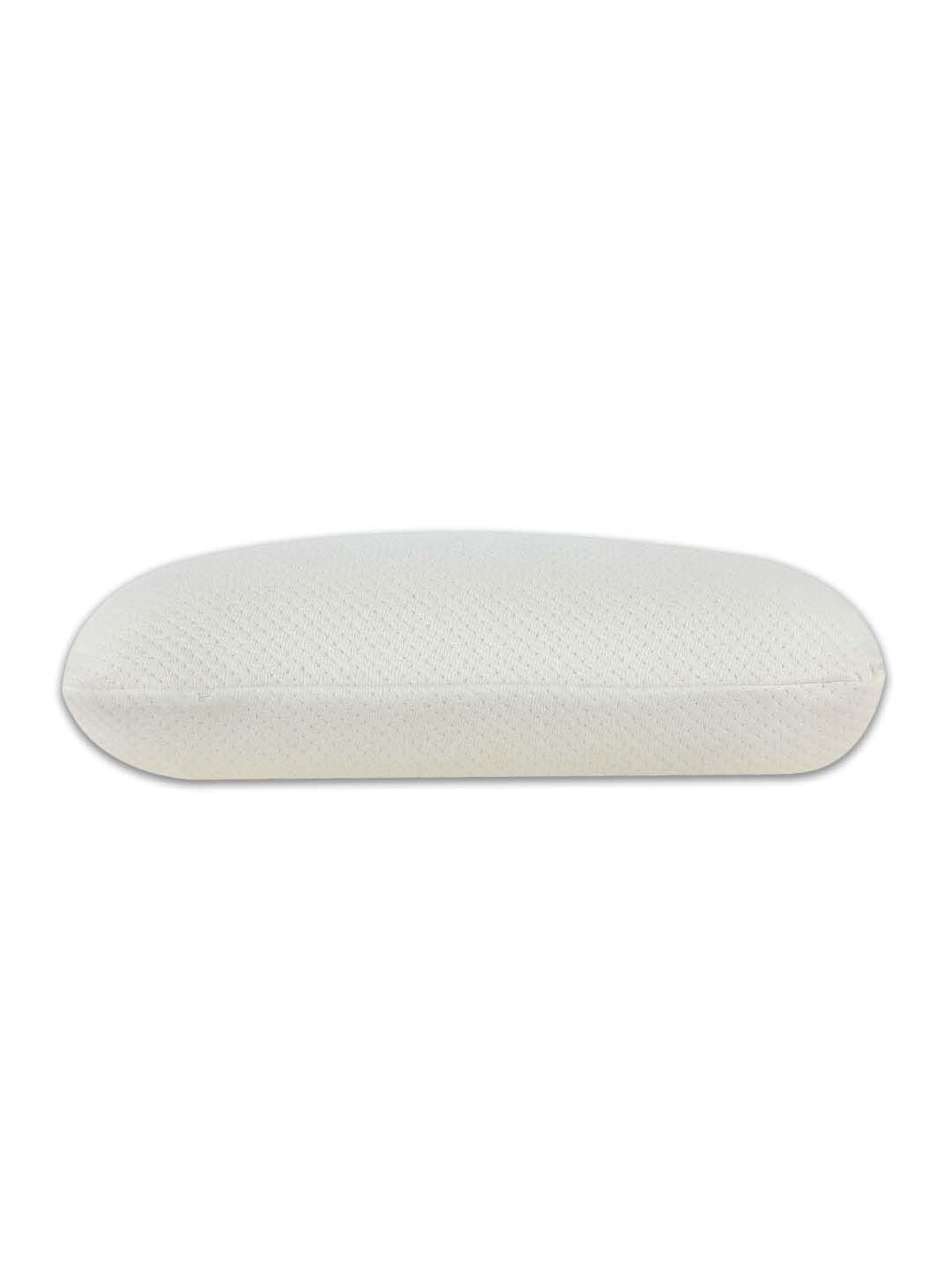 The White Willow White Stitched Memory Foam Pillow - Set of 1